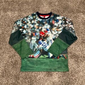 Vintage Tommy Hilfiger Youth XL Long Sleeve Football Shirt